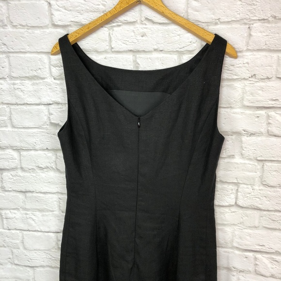 Windsor Black Linen Dress size 8 - Picture 2 of 4